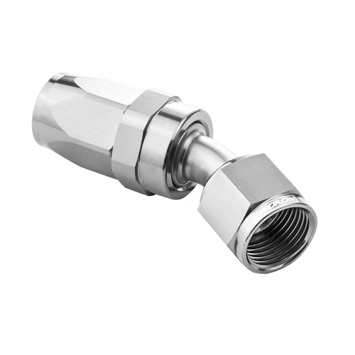 Proflow 30 Degree Hose End -12AN Hose to Female, Polished