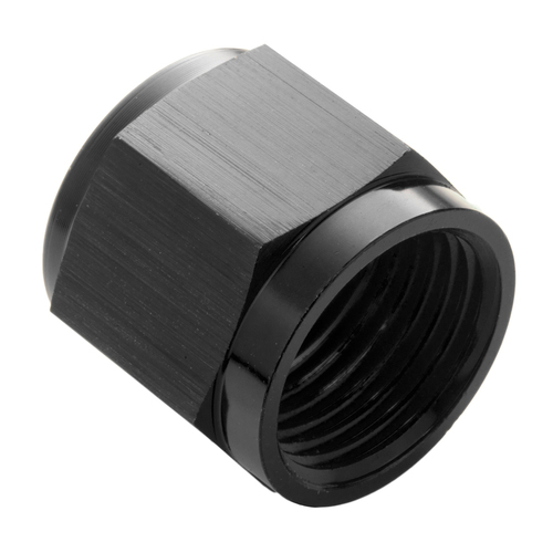 Proflow Aluminium Tube Nut AN8 For 1/2in. Tube, Black