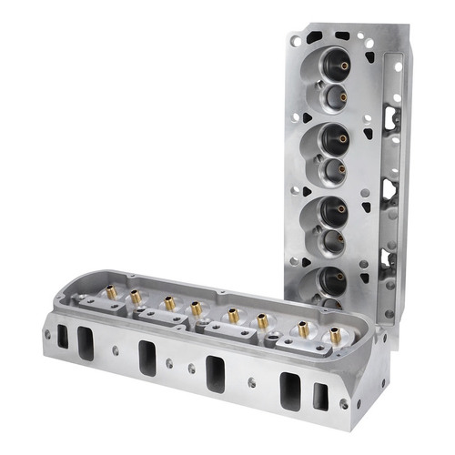 Proflow Cylinder Heads, AirMax-B 185, Aluminium, Bare Cylinder Heads, 61cc Chamber, 185cc Intake Runner, SB For Ford 289, 302, 351W, Pair